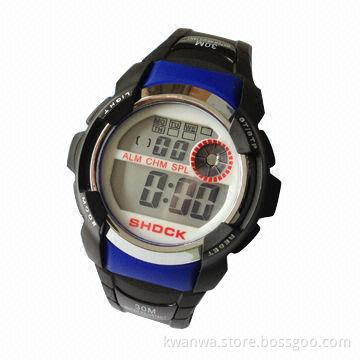 Cheap Sports Watch with Alarm and Stopwatch, Backlight Function